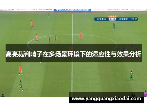 高亮裁判哨子在多场景环境下的适应性与效果分析