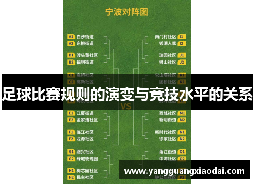 足球比赛规则的演变与竞技水平的关系